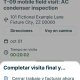 Jobber, T-09 (on a phone: open the job, see equipment history, add photos, notes and a checklist, capture a signature; repeat offline): completing the visit offline. Own capture from the test account, fictional Ridgeline fixture data.