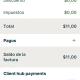 Jobber, T-10 (take a payment in test mode or send a payment link): online invoice payments off in the trial. Own capture from the test account, fictional Ridgeline fixture data.